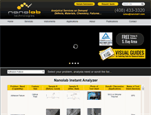 Tablet Screenshot of nanolabtechnologies.com